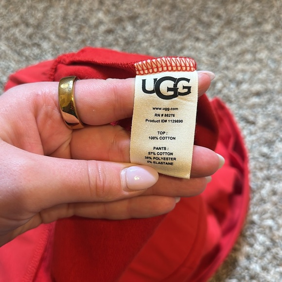 UGG Darian Set Men Red Shorts Cotton Large - Picture 9 of 9